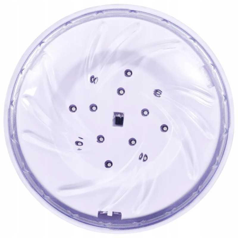 Vidaxl panardinama LED baseino lempa su nuotolinio valdymo pulteliu, daugiaspalvė