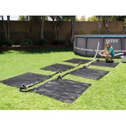 Saulės vandens šildytuvas baseino šildymo kilimėliui