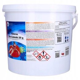 10in1 chloras baseinams 5kg 20g kelios tabletės baseinams, termometro dozatorius