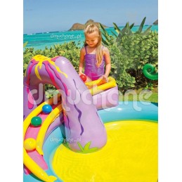 Pripučiama dinozaurų žaidimų aikštelė 302 x 229 x 112 cm intex 57135