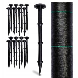 Agrotekstilė / agrotekstilė piktžolėms, kilimėlis nuo piktžolių 1,6 x 50 m + kaiščiai 50 vnt.