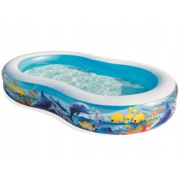 Didelis sodo baseinas 262 157 46 cm bestway remonto fiksatorius