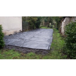 Agrotkanina nuo piktžolių kilimėlio heva | ritinys 1,6x50m, svoris 70g/m2