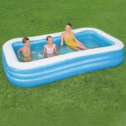 Bestway didelis pripučiamas stačiakampis sodo baseinas