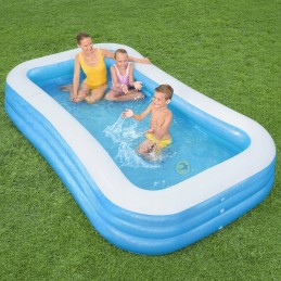 Bestway didelis pripučiamas stačiakampis sodo baseinas