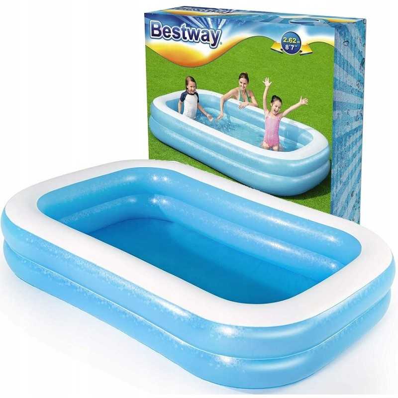Bestway sodo pripučiamas baseinas 262x175x51cm 54006