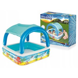 Stačiakampis pripučiamas baseinas su stogu 140 x 114 cm bestway 52192