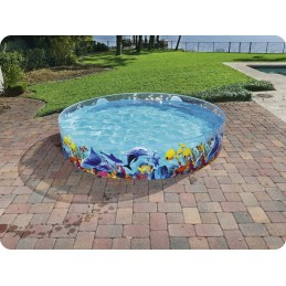 Didelis sodo išsiplėtimo baseinas 244x46cm bestway