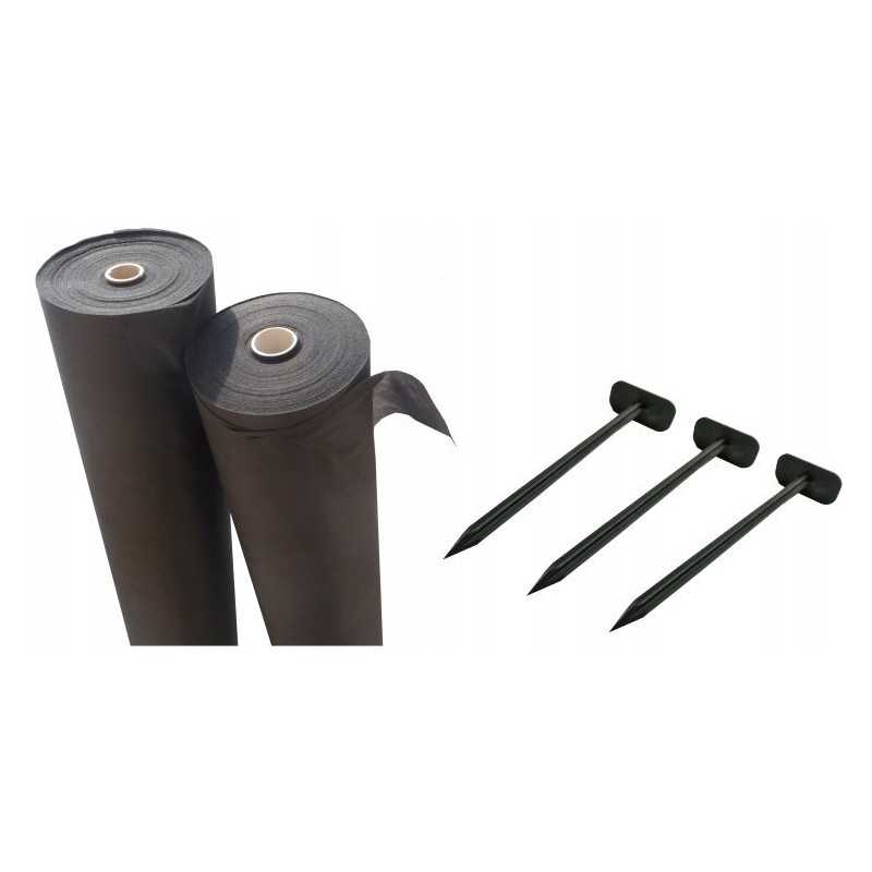 Agrowwoven agro gf juoda 0 8x100 smeigtukai 12 5cm