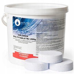 5kg 10in1 daugiafunkcinės tabletės chloras baseinui 200g sūkurinės vonios chloro