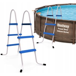 Dvipusės sulankstomos kopėčios baseinui 84cm 29r143