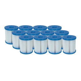 12x baseino siurblio filtro bestway filtrų kasetės