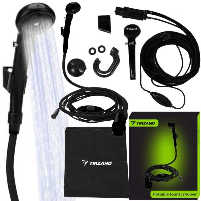 Turistinis dušas 12v kempingas nešiojamasis automobilis kempingas dušas