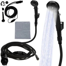 Turistinis dušas 12v kempingas nešiojamasis automobilis kempingas dušas