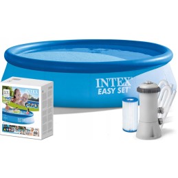 intex easy set apvalus išsiplėtimo baseinas 366 x 366 cm
