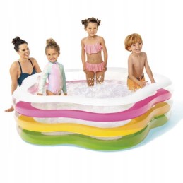 Intex vasaros baseinas vasaros spalvos 185 x 180 x 53 cm