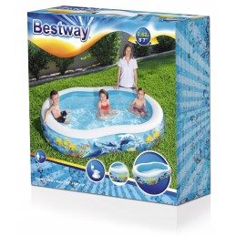 Pripučiamas šeimos baseinas 262x157x46 bestway 54118