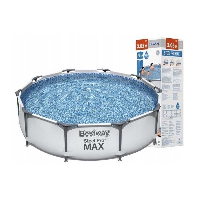 Bestway 56406 305x76 plieno pro max rėmo baseinas