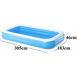 Pripučiamas baseinas 305 x 183 x 46 cm bestway 54150