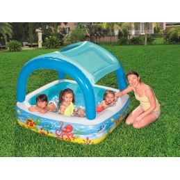 Vaikiškas baseinas su stogeliu 140 x 140 x 114 cm