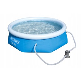 Didelis išsiplėtimo baseinas 244x66 cm bestway siurblio filtras