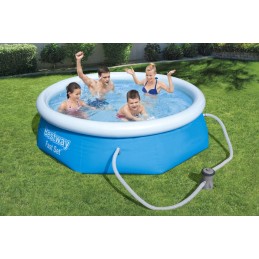 Didelis išsiplėtimo baseinas 244x66 cm bestway siurblio filtras