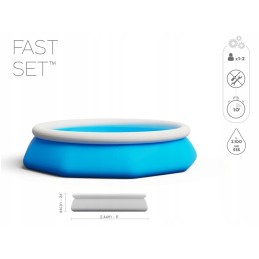 Didelis išsiplėtimo baseinas 244x66 cm bestway siurblio filtras