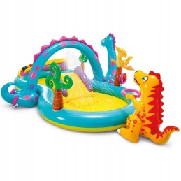 Pripučiama dinozaurų žaidimų aikštelė 302 x 229 x 112 cm intex 57135