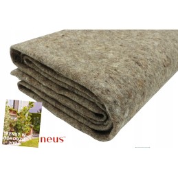 Natūralus bioaustas 100 avių vilna 1 x 5 m 230g m2 stiprus ekologiškas