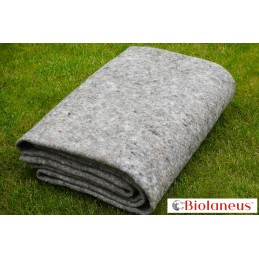 Natūralus bioaustas 100 avių vilna 1 x 5 m 230g m2 stiprus ekologiškas