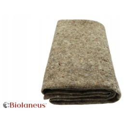 Natūralus bioaustas 100 avių vilna 1 x 5 m 230g m2 stiprus ekologiškas