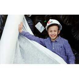 Sertifikuota pes150b geotekstilė, 2 m pločio - 1 linijinis metras