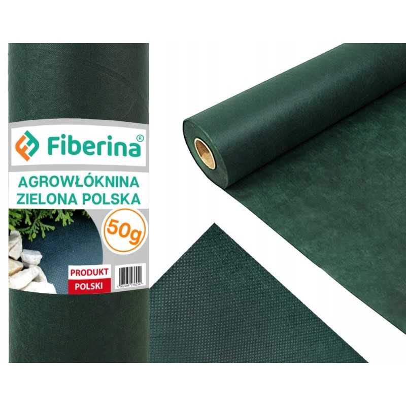 Lenkiška, žalia agrotekstilė fiberina premium 50g 0,8x100m