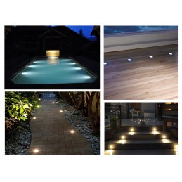 Led 3w 12v vandeniui atsparus vandeniui vandens grindų reflektorius tvenkinio hermetiškas