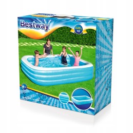 Pripučiamas stačiakampis baseinas 305x183cm bestway 54009b