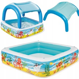 Bestway baseinas, irklavimo baseinas, vaikų baseinas su UV stogu vaikams ir mažiems vaikams