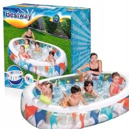 Bestway pripučiamas elipsinis sodo baseinas 229 x 152 x 51 cm