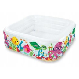 Intex pripučiamas baseinas su žuvytėmis akvariume 159x159x50cm