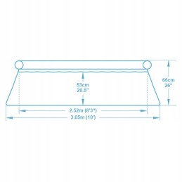 Išplečiamasis sodo baseinas 305 x 66 cm 9in1 bestway 5