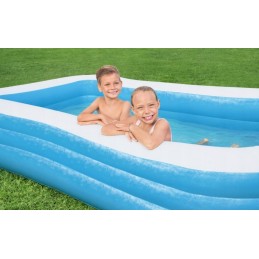Didelis šeimos pripučiamas baseinas 305x183x56 cm bestway mėlynas