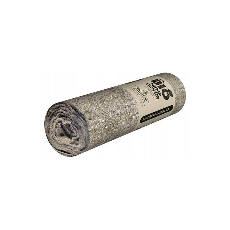 Bio hempcover mulčiavimas neaustinis audinys iš kanapių pluošto 0,8x5 m