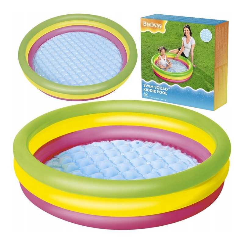 Vaikiškas irklavimo baseinas, kūdikių baseinas, sodo baseinas, 102x102, bestway 51104