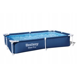 Sodo baseino rėmas 221x150x43 cm bestway mėlynas