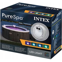 Rekomenduojamas Intex baltos spalvos LED baseino apšvietimas