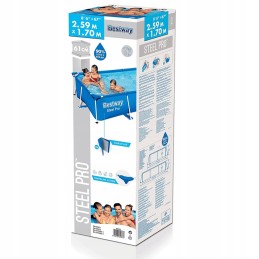 Stačiakampio rėmo baseinas 259x170x61cm 56403