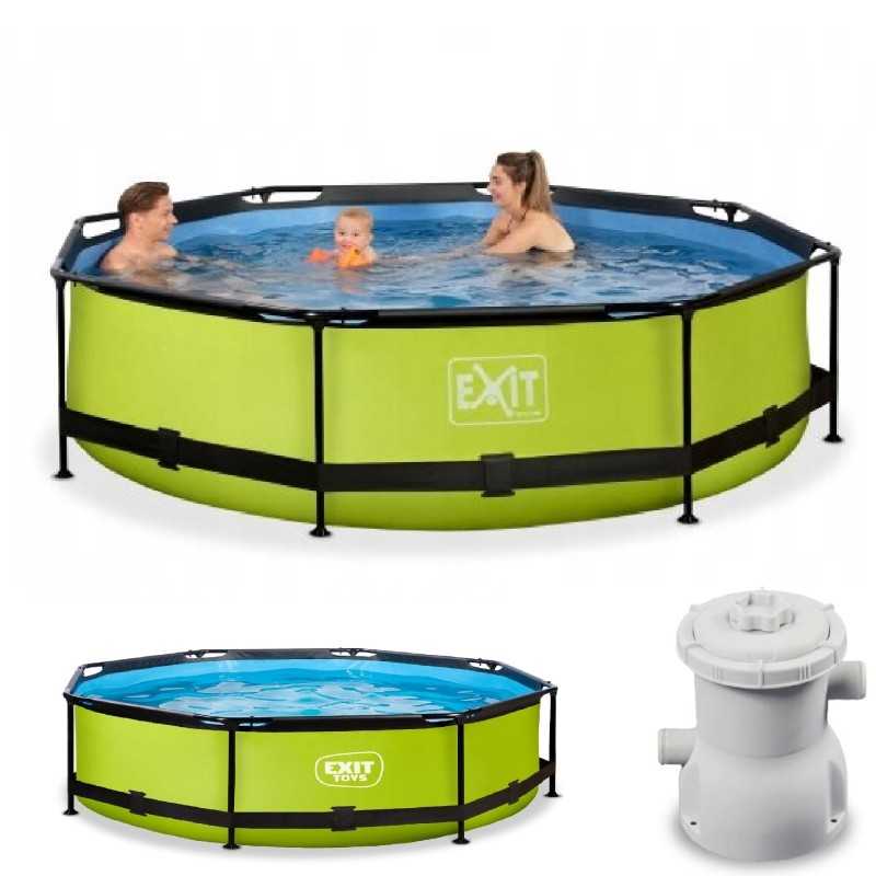 Išėjimas iš kalkinio karkaso sodo baseino 300x76 cm 4 asm