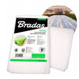 Agrotekstilė, balta, sodo spyruoklinis kilimėlis, 1,1 x 10 m, atsilikimas dengimui