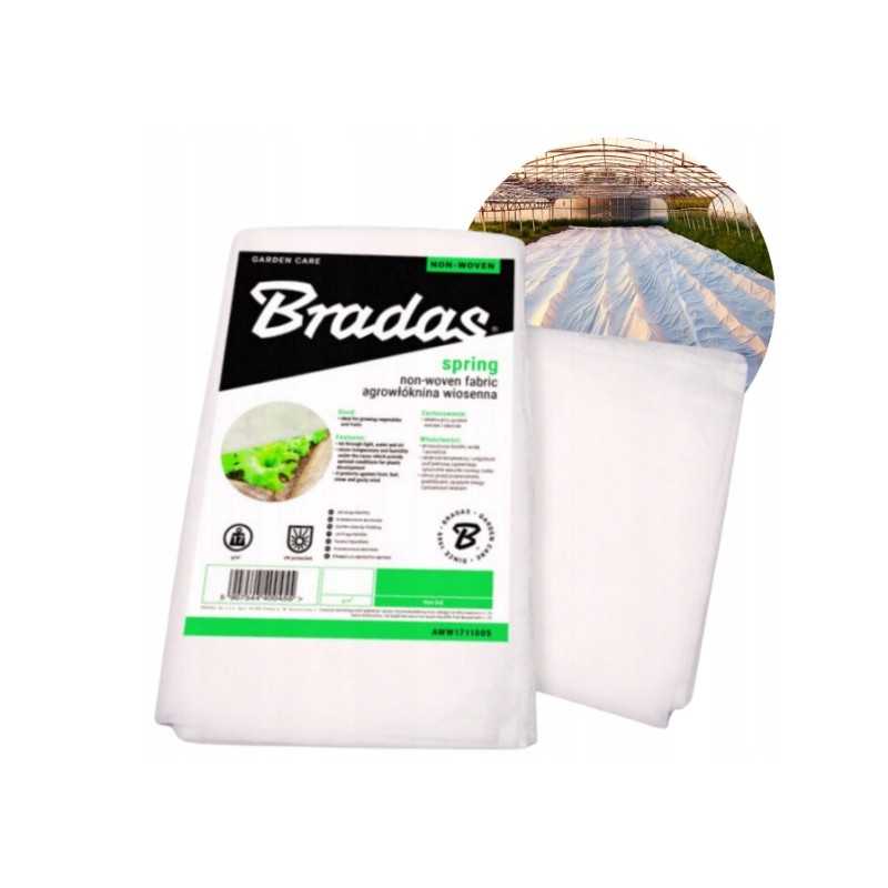 Agrotekstilė, balta, sodo spyruoklinis kilimėlis, 1,1 x 10 m, atsilikimas dengimui