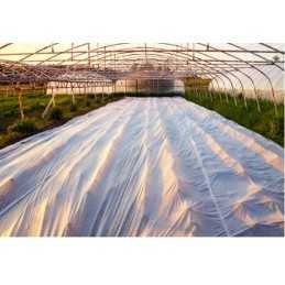 Agrotekstilė, balta, sodo spyruoklinis kilimėlis, 1,1 x 10 m, atsilikimas dengimui