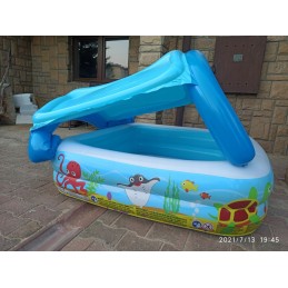 Baseinas su stogu 140x140x114 cm bestway 52192